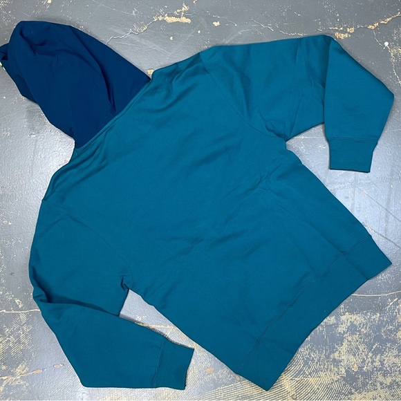 Air Jordan Pull Over Hooded Sweater CU9066-381 Small Nike Jumpman Teal - Picture 2 of 9